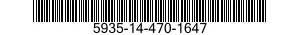 5935-14-470-1647 CONNECTOR,PLUG,ELECTRICAL 5935144701647 144701647