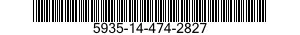 5935-14-474-2827 CONNECTOR ASSEMBLY,ELECTRICAL 5935144742827 144742827