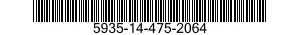 5935-14-475-2064 STRAP NUT,PLUG-IN ELECTRONIC COMPONENTS SOCKET 5935144752064 144752064