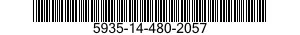 5935-14-480-2057 STRAP NUT,PLUG-IN ELECTRONIC COMPONENTS SOCKET 5935144802057 144802057