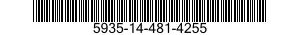 5935-14-481-4255 ADAPTER,ELECTRICAL PLUG,QUICK DISCONNECT 5935144814255 144814255