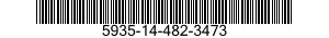5935-14-482-3473 CONNECTOR,RECEPTACLE,ELECTRICAL 5935144823473 144823473