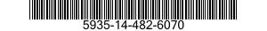 5935-14-482-6070 CONNECTOR,RECEPTACLE,ELECTRICAL 5935144826070 144826070