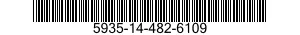5935-14-482-6109 STRAP NUT,PLUG-IN ELECTRONIC COMPONENTS SOCKET 5935144826109 144826109