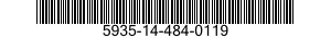 5935-14-484-0119 CONNECTOR,RECEPTACLE,ELECTRICAL 5935144840119 144840119
