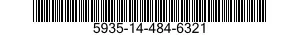 5935-14-484-6321 CONNECTOR,PLUG,ELECTRICAL 5935144846321 144846321