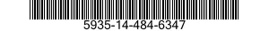 5935-14-484-6347 CONNECTOR,PLUG,ELECTRICAL 5935144846347 144846347