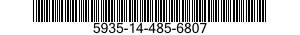 5935-14-485-6807 CONNECTOR,PLUG,ELECTRICAL 5935144856807 144856807