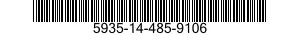 5935-14-485-9106 CONNECTOR,RECEPTACLE,ELECTRICAL 5935144859106 144859106
