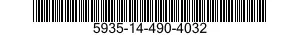 5935-14-490-4032 CONNECTOR,PLUG,ELECTRICAL 5935144904032 144904032