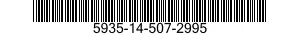 5935-14-507-2995 CONNECTOR,PLUG,ELECTRICAL 5935145072995 145072995