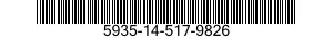5935-14-517-9826 BACKSHELL,ELECTRICAL CONNECTOR 5935145179826 145179826