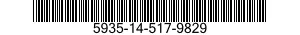 5935-14-517-9829 BACKSHELL,ELECTRICAL CONNECTOR 5935145179829 145179829