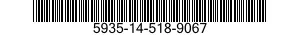 5935-14-518-9067 CONNECTOR BODY,PLUG,ELECTRICAL 5935145189067 145189067