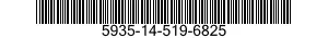 5935-14-519-6825 CONNECTOR,MODULAR PLUG,ELECTRICAL 5935145196825 145196825