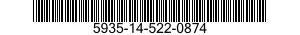 5935-14-522-0874 CONNECTOR,PLUG,ELECTRICAL 5935145220874 145220874