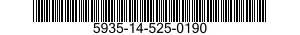 5935-14-525-0190 CONNECTOR,RECEPTACLE,ELECTRICAL 5935145250190 145250190