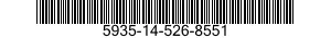 5935-14-526-8551 SOCKET,PLUG-IN ELECTRONIC COMPONENTS 5935145268551 145268551
