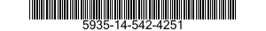 5935-14-542-4251  5935145424251 145424251