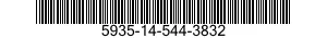 5935-14-544-3832 ADAPTER,ELECTRICAL PLUG,QUICK DISCONNECT 5935145443832 145443832