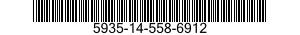 5935-14-558-6912 CONNECTOR,PLUG,ELECTRICAL 5935145586912 145586912