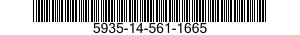 5935-14-561-1665 CONNECTOR,PLUG,ELECTRICAL 5935145611665 145611665