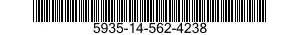 5935-14-562-4238 CONNECTOR,RECEPTACLE,ELECTRICAL 5935145624238 145624238
