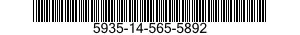 5935-14-565-5892 SOCKET ASSEMBLY,PLUG-IN ELECTRONIC COMPONENTS 5935145655892 145655892