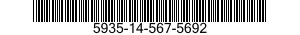 5935-14-567-5692 CONNECTOR BODY,MODULAR RECEPTACLE,ELECTRICAL 5935145675692 145675692