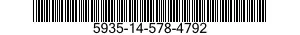 5935-14-578-4792 CONNECTOR,RECEPTACLE,ELECTRICAL 5935145784792 145784792