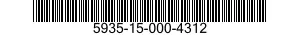 5935-15-000-4312 ADAPTER,ELECTRICAL PLUG,QUICK DISCONNECT 5935150004312 150004312