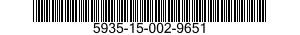 5935-15-002-9651 CONNECTOR,PLUG,ELECTRICAL 5935150029651 150029651