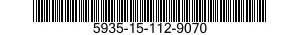 5935-15-112-9070 CONNECTOR,PLUG,ELECTRICAL 5935151129070 151129070