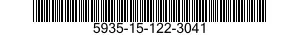 5935-15-122-3041 CONNECTOR,J1 5935151223041 151223041