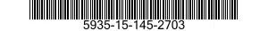 5935-15-145-2703 CONNECTOR,RECEPTACLE,ELECTRICAL 5935151452703 151452703