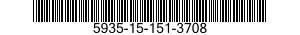 5935-15-151-3708 CONNECTOR,PLUG,ELECTRICAL 5935151513708 151513708