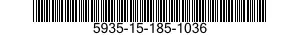 5935-15-185-1036 PORTA RELAY STAGNO 5935151851036 151851036