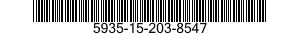 5935-15-203-8547 BACKSHELL,DUMMY CONNECTOR 5935152038547 152038547