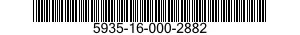 5935-16-000-2882 CONNECTOR,PLUG,ELECTRICAL 5935160002882 160002882