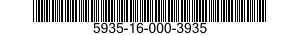 5935-16-000-3935 CONNECTOR,PLUG,ELECTRICAL 5935160003935 160003935