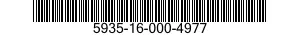 5935-16-000-4977 CONNECTOR,PLUG,ELECTRICAL 5935160004977 160004977