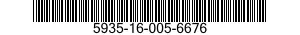 5935-16-005-6676 CONNECTOR,PLUG,ELECTRICAL 5935160056676 160056676