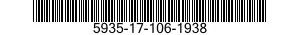 5935-17-106-1938 CONNECTOR,PLUG,ELECTRICAL 5935171061938 171061938