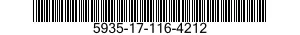 5935-17-116-4212 ADAPTER,CONNECTOR TO LAMP BASE 5935171164212 171164212