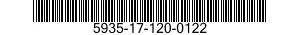 5935-17-120-0122 CONNECTOR,PLUG,ELECTRICAL 5935171200122 171200122