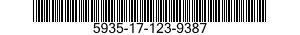 5935-17-123-9387 CONNECTOR,PLUG,ELECTRICAL 5935171239387 171239387