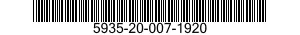 5935-20-007-1920 DUMMY CONNECTOR,PLUG 5935200071920 200071920