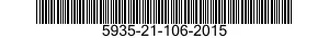 5935-21-106-2015 CONNECTOR,PLUG,ELECTRICAL 5935211062015 211062015