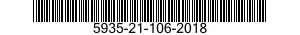 5935-21-106-2018 CONNECTOR,PLUG,ELECTRICAL 5935211062018 211062018