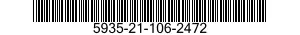 5935-21-106-2472 CONNECTOR,PLUG,ELECTRICAL 5935211062472 211062472